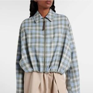 Copy 

LOEWE Checked Draped Jacket — Like New | Authentic